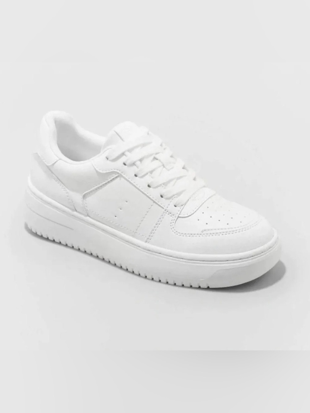 NEW Wild Fable Lola White Sneakers Women’s Size 8 Low Top Memory Foam